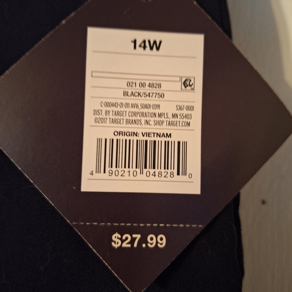 Ava&Viv Ankle Business Casual Pants size 14W - Picture 3 of 5